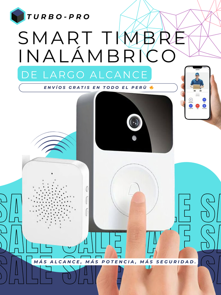 SMART TIMBRE INALÁMBRICO DE LARGO ALCANCE PRO