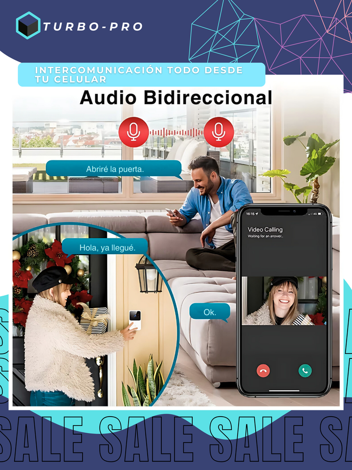 SMART TIMBRE INALÁMBRICO DE LARGO ALCANCE PRO